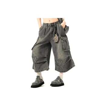 BENATRY Denim Shorts Unisex Blue