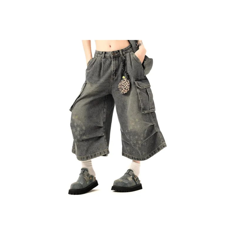 BENATRY Denim Shorts Unisex Blue-0