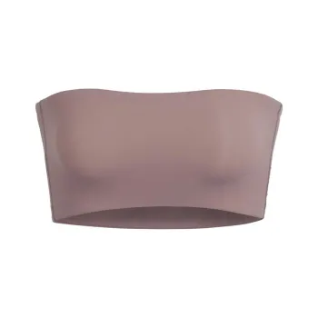 SKIMS FITS EVERYBODY BANDEAU Strapless Top Women's UMBER/Brown Earth Tone
