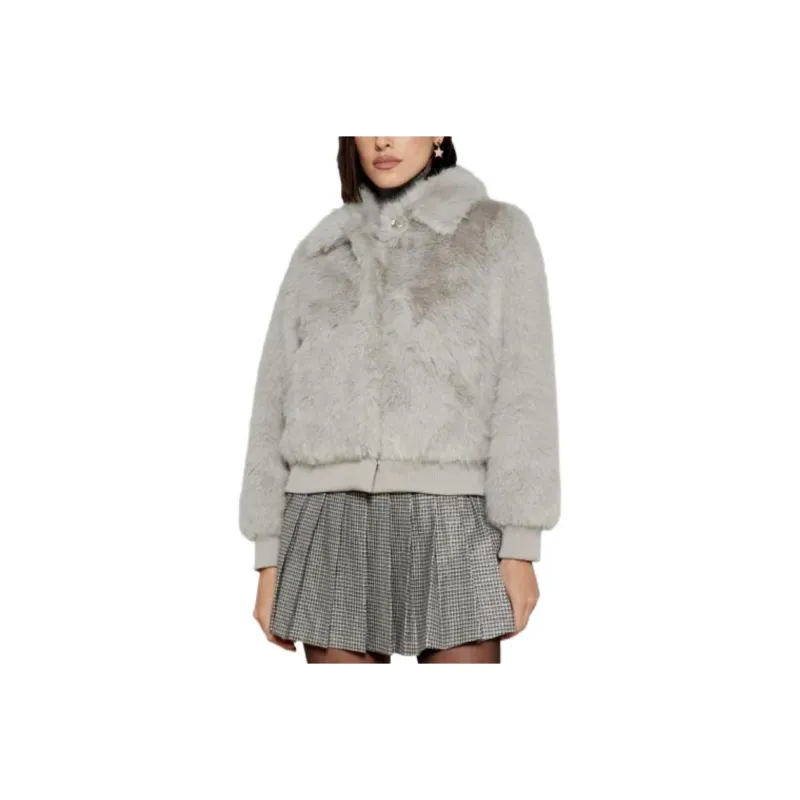 GUESS Jackets Coats Women's Gray-0