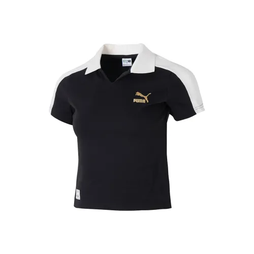 PUMA Polo Shirts Women's Black