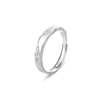 VOCK Sterling Silver Rings Unisex