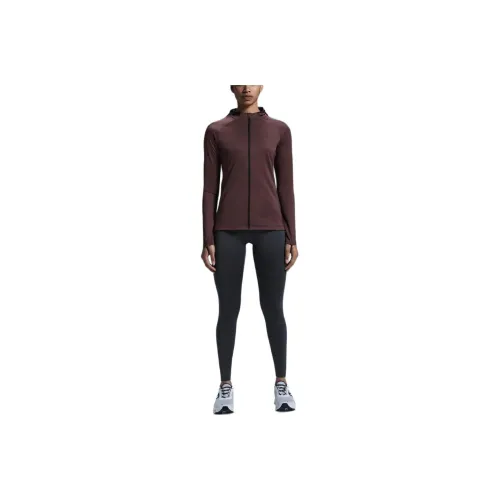 On Climate Zip Hoodie Jackets Coats Women's Mulberry Purple