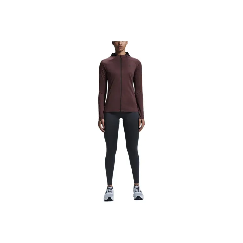 On Climate Zip Hoodie Jackets Coats Women's Mulberry Purple-0