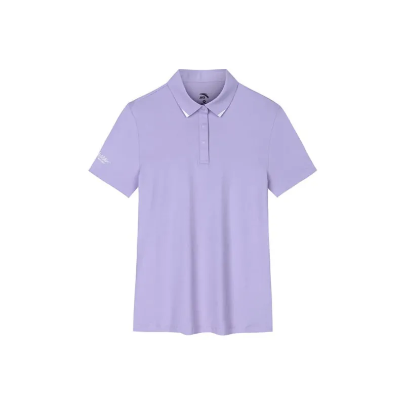 Anta Variety Training Collection Polo Shirt Women's Light Dusty Purple-0