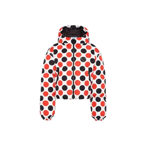 PRADA Down Jackets Women's Red