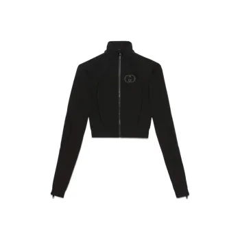 GUCCI Interlocking G Logo Cropped Jacket