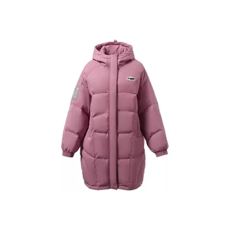 LINING Sports Fashion Collection Down Jackets Women's Blackcurrant Chestnut-0