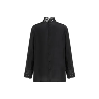 ETRO Lace Detailed Long Sleeve Top