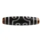 Traditional Style 7 Eye Dzi Bead, Length 49mm