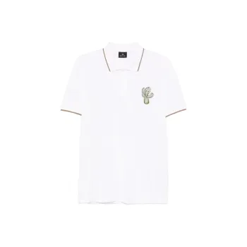 PS By Paul Smith Cactus embroidery Polo Shirt