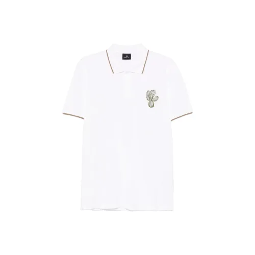 PS By Paul Smith Cactus embroidery Polo Shirt