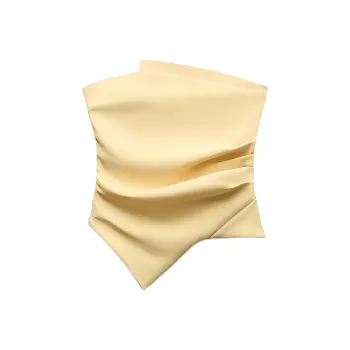 ZARA Strapless Top Women's Light Yellow