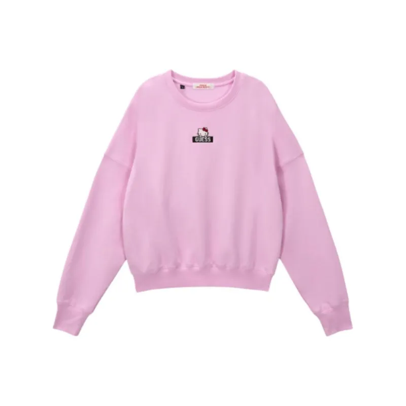 Hello Kitty X GUESS Hello Kitty Co-brand T-Shirts Women's Light Pink-0