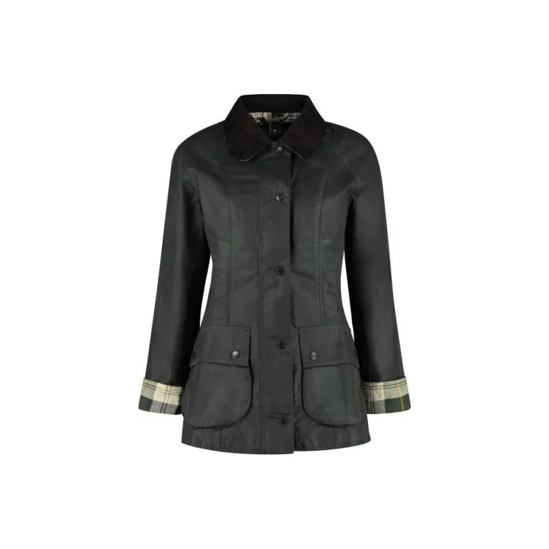 BARBOUR Long Sleeved Checked-Trim Jacket-0