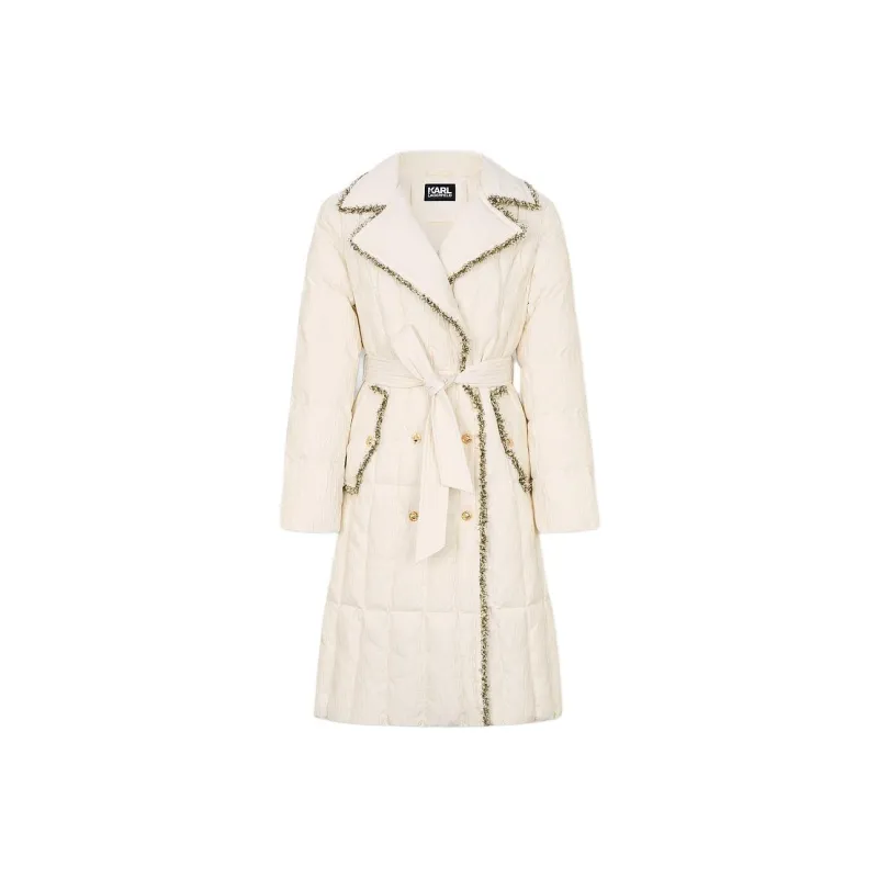 KARL LAGERFELD FW23 Down Jacket Women's Apricot-0