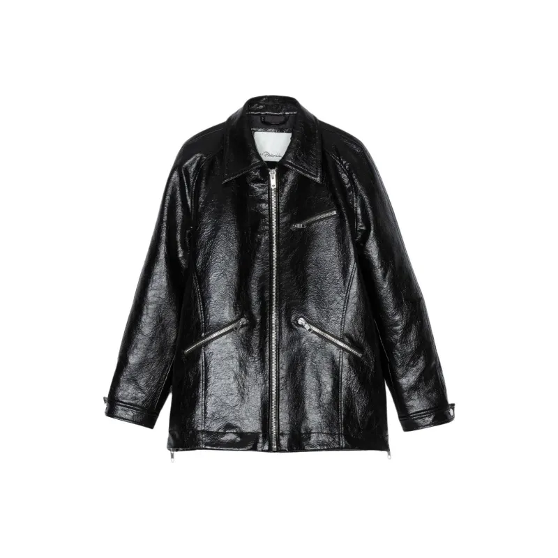 3.1 Phillip Lim Faux Leather Ranch Jacket-0