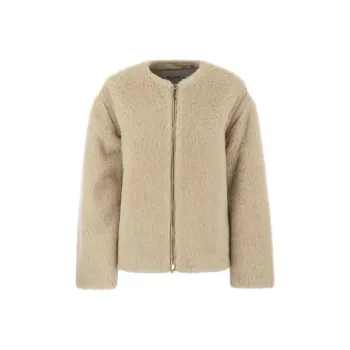 MaxMara Zip Up Crewneck Jacket
