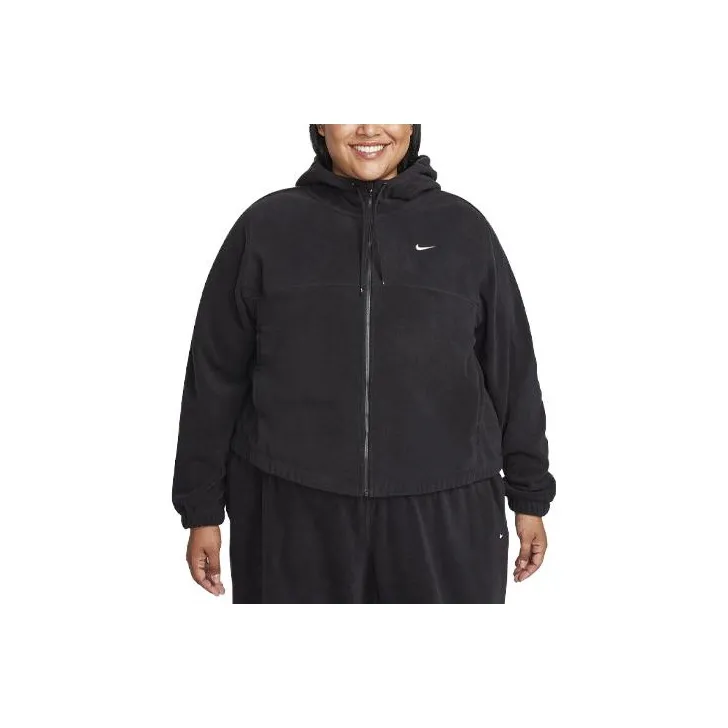 Nike Therma-FIT One Therma-FIT One Women's Oversized Full Zip Fle Sweatshirt Women's Black-0