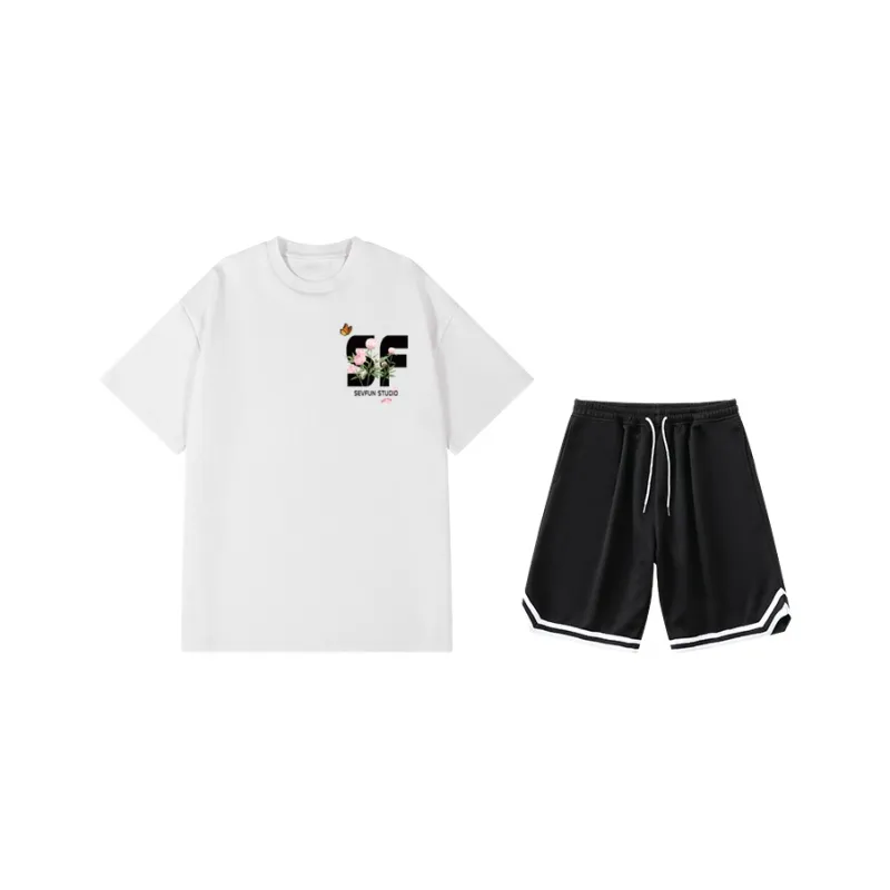 7 SEVFUN Pajama Set Unisex Black-7