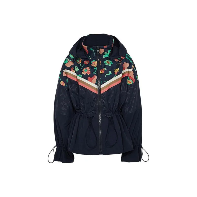COACH FW22 Jackets Coats Women's Marine Blue-0