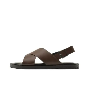 ZARA Beach Sandals Men Brown