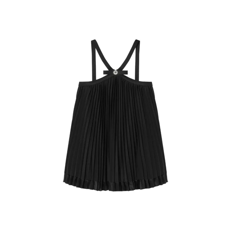 VERSACE Halterneck Pleated Top-0