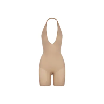 SKIMS SEAMLESS SCULPT DEEP PLUNGE SHORT BODYSUIT Bodysuits Women's CLAY/Clay