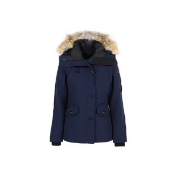 Canada Goose Montebello Series Down Jackets Women's Dark Blue