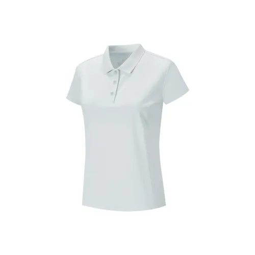 XTEP Polo Shirt Women's Ice Pink Blue