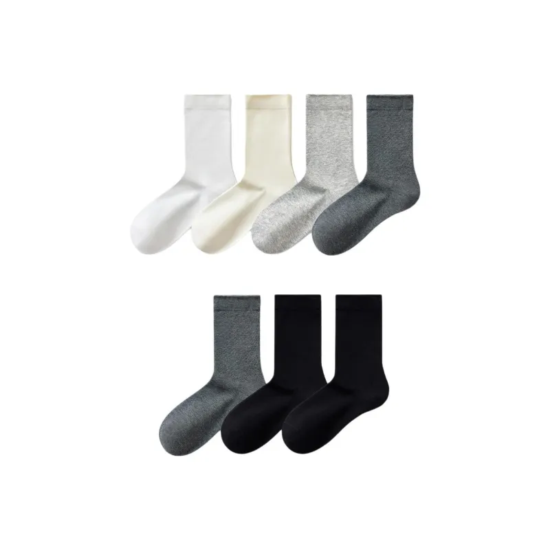 Temooues Mid Calf Socks Women's Combo Set-12