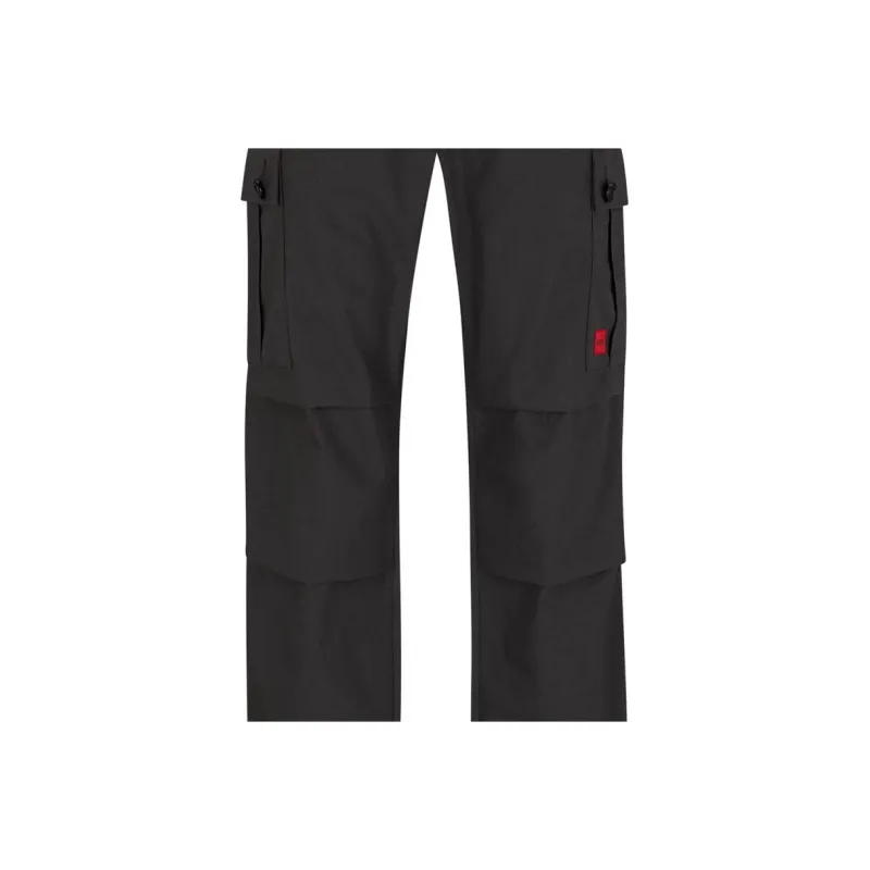 HUGO BOSS FW23 Regular-Fit Cargo Trousers In Ripstop Cotton Cargo Pants Men's Dark Gray-4
