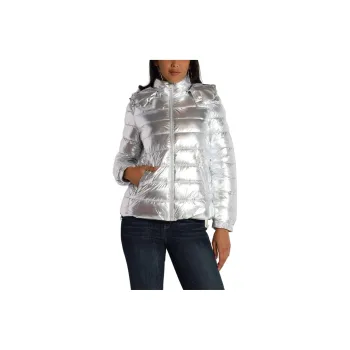 GUESS Jackets & Coats Women's Silver