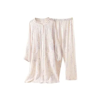 FARO Pajama Set Women's Vanilla Purple