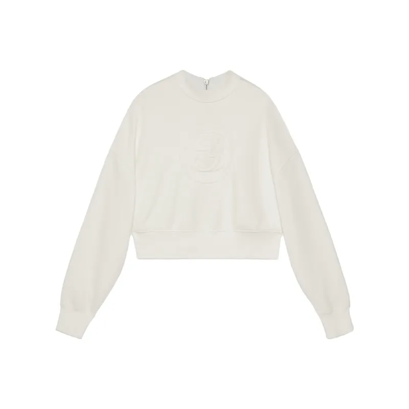 GUCCI Logo Embroidered Crewneck Sweatshirt-0