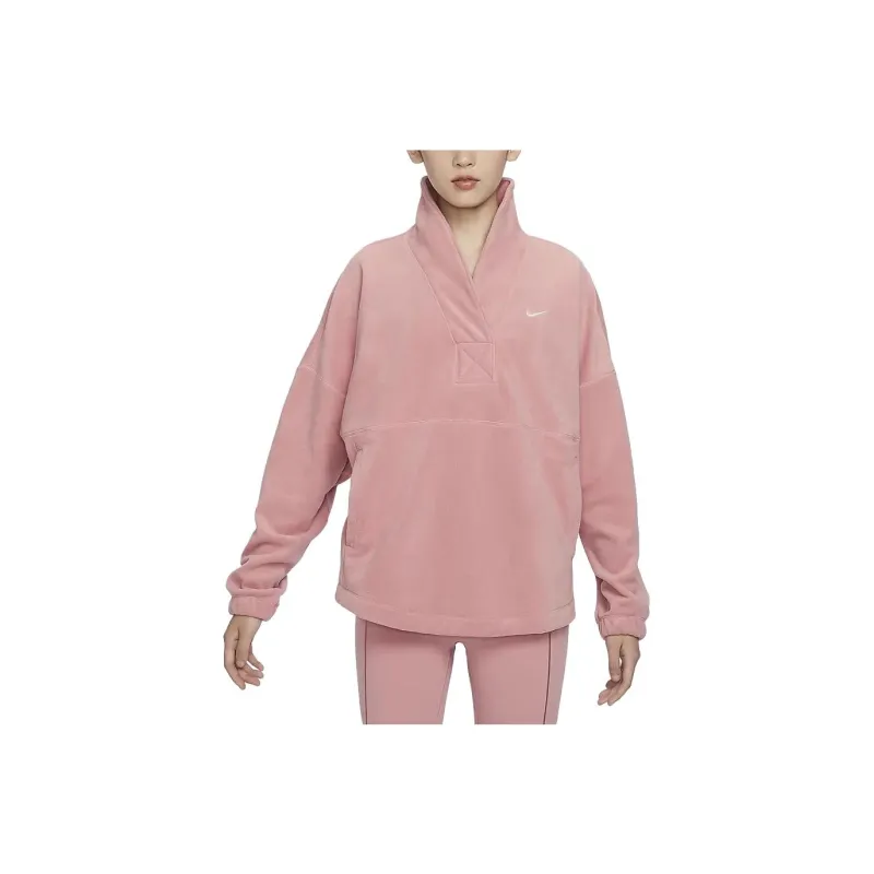 Nike Therma FIT One Therma FIT One Sweatshirt Women's Stardust Red-0