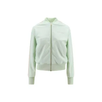PALM ANGELS Logo Embroidered Zipped Jacket