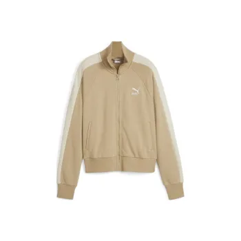 PUMA Iconic T7 Track Jackets Coats Women's Khaki