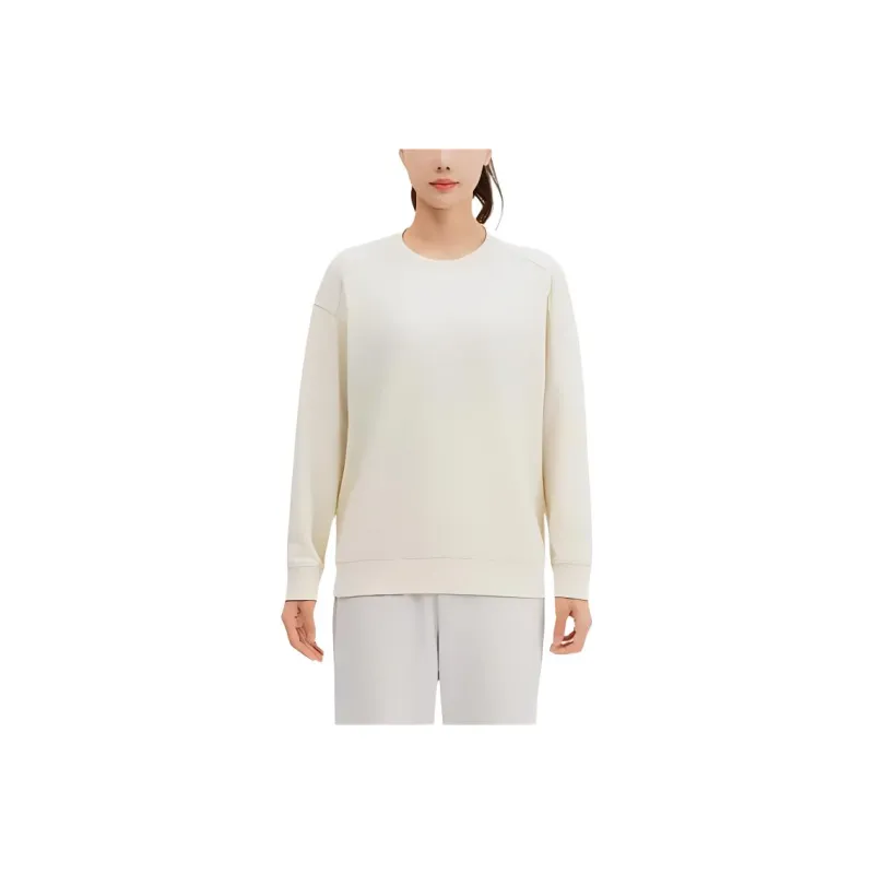 DECATHLON Sweatshirt Women's Light Yellow-0