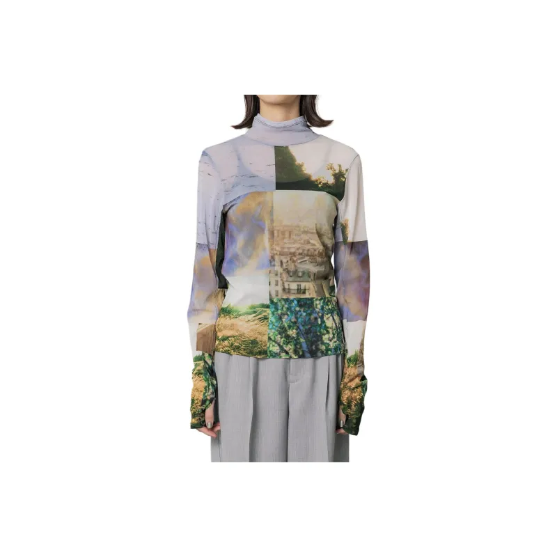 PUBLIC TOKYO T Shirt Women's Blue-0