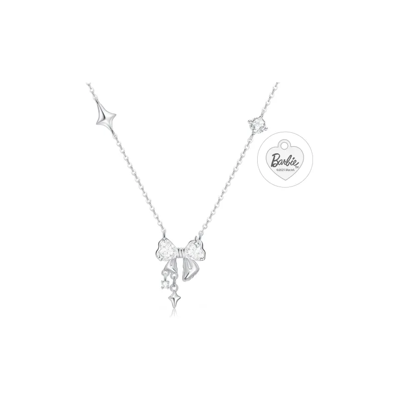 Barbie S925 Silver Necklaces Women's-0
