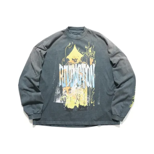 RRR 123 Forgive Me Long Sleeve Vintage Tee 'Vintage Black'