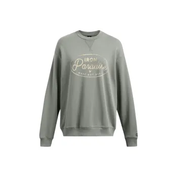 Under Armour ProjectRock Heavyweight Tools Of The Trade Crew Sweatshirt Women's Clay Green/Black