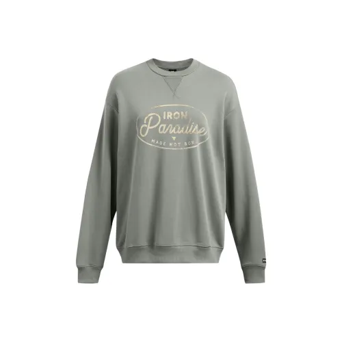 Under Armour ProjectRock Heavyweight Tools Of The Trade Crew Sweatshirt Women's Clay Green/Black