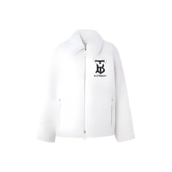 Burberry Rabbit Applique Fleece Jacket Ecru