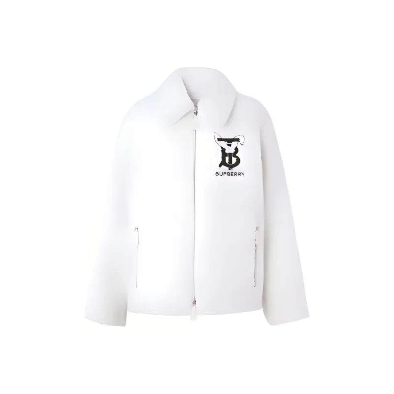 Burberry Rabbit Applique Fleece Jacket Ecru-0