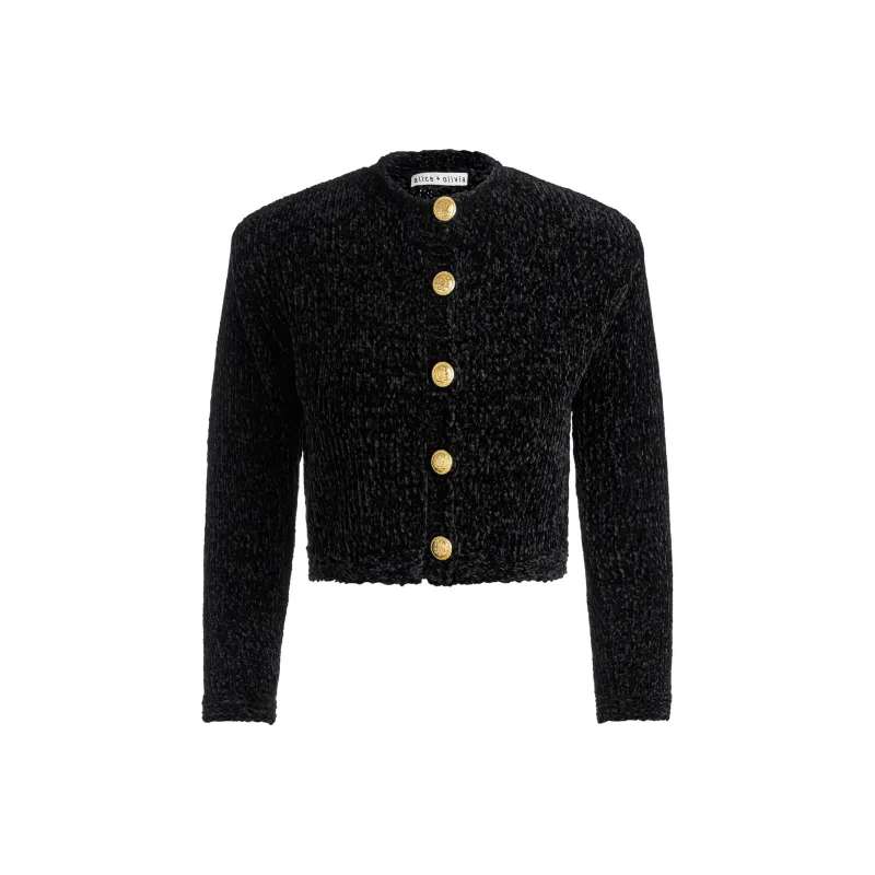ALICE+OLIVIA FW24 BREANNA Knitwear Women's Black-0