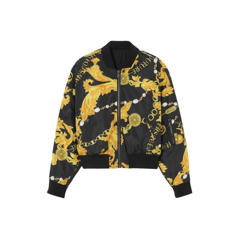 VERSACE JEANS COUTURE FW23 Jackets Coats Women's Black-0