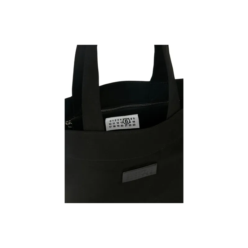 MM6 Maison Margiela Logo patch Tote Bag-4