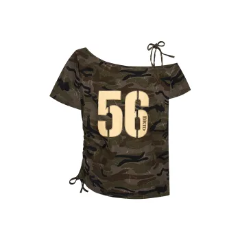 JASONWOOD T Shirt Women's Camouflage